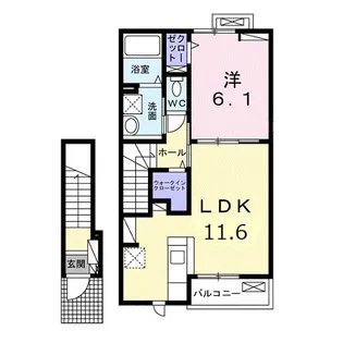 ルミナス今治I【2階】の間取り