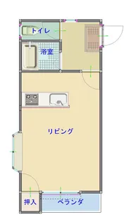 コーポリラ【2階】の間取り