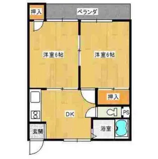 宇品栄能マンション【2階】の間取り
