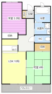 レジデンス浪漫【2階】の間取り