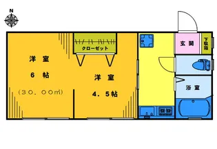 ときわハイツ【2階】の間取り