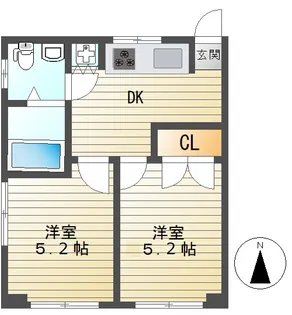 生沼ビル【2階】の間取り