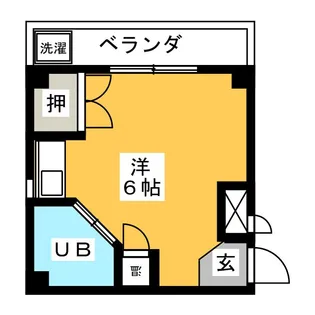 堀田朝日マンション【5階】の間取り