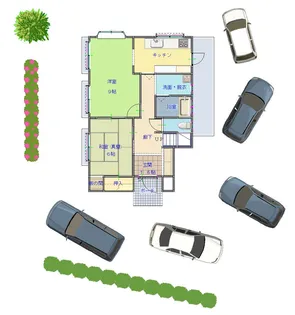 山口県山口市鋳銭司【一戸建】の間取り