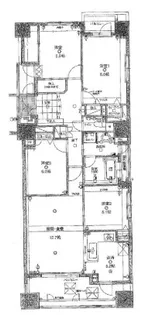 クイーンズプラザ久留米中央【10階】の間取り