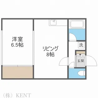 スカイエイトビル【3階】の間取り