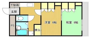 岡山県倉敷市老松町4【マンション】の間取り