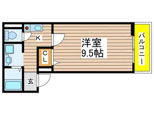 プライムスクエアII【1階】の間取り