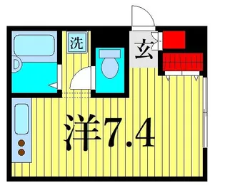 パラッツォ・ヌオーボ【3階】の間取り