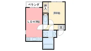 Raiz星井【4階】の間取り