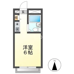 アップルコート大垣木戸町【1階】の間取り