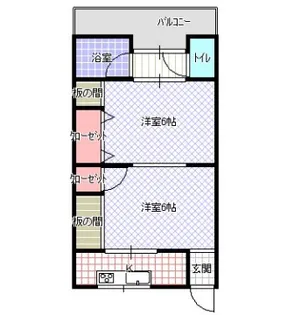 高宮マンション【3階】の間取り