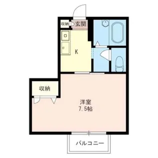 グランドール【1階】の間取り