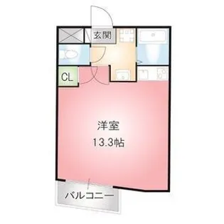 愛知県名古屋市千種区今池5【マンション】の間取り