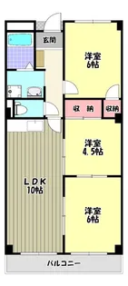アプティ3番館【3階】の間取り