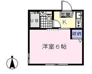 ハイツダイネツ【1階】の間取り