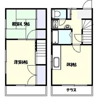 神奈川県横浜市青葉区つつじが丘【一戸建】の間取り