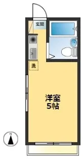 埼玉県所沢市大字北秋津【アパート】の間取り