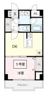 ソレイユM【6階】の間取り