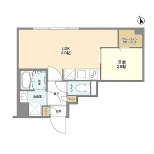 ウェルスクエア馬込II【3階】の間取り