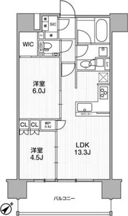ディームス渋谷本町【2階】の間取り