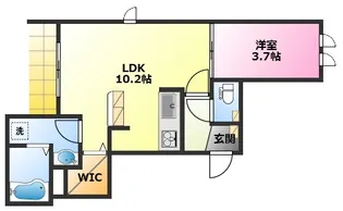 プリマSK武蔵小杉 参番館【1階】の間取り
