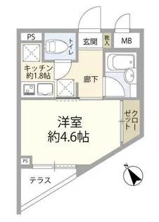 ビット代々木上原【2階】の間取り