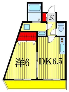シャルマン ハウス【1階】の間取り