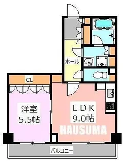 東京都北区滝野川6【マンション】の間取り