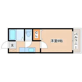 ハイツYS【2階】の間取り