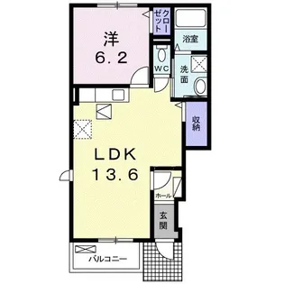 フォーリストA【1階】の間取り