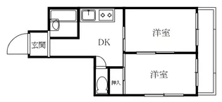 プレアール徳庵【1階】の間取り