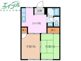 シティーハイツレインボーA棟【1階】の間取り