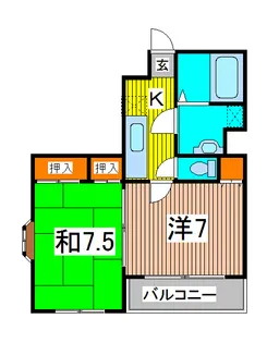 Bluhen Park【2階】の間取り