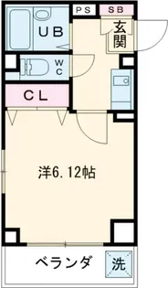 ワイズ大岡山【3階】の間取り