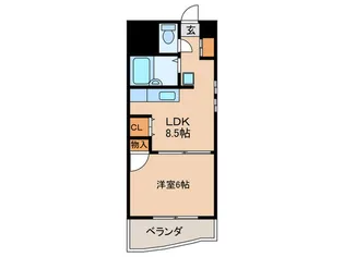 アコード住吉【5階】の間取り