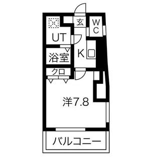 Rivage(リヴァジュ)【4階】の間取り