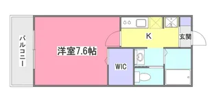 東京都清瀬市中清戸1【アパート】の間取り