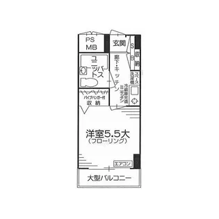 桜森2丁目マンション【4階】の間取り