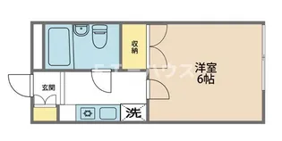 ウエストヒルズ【1階】の間取り