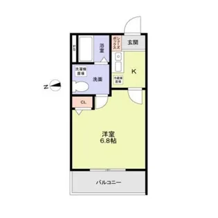 イニッツィオ永田南【3階】の間取り