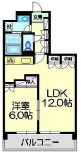 東急ドエルアルス五反野【2階】の間取り