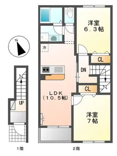 ベル トラモント【2階】の間取り