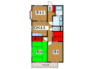 シャイン浦和第1【1階】の間取り