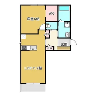 カージュ野村【2階】の間取り