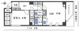 リュミエール【5階】の間取り