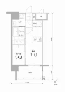 エンクレスト博多駅南BASE【5階】の間取り
