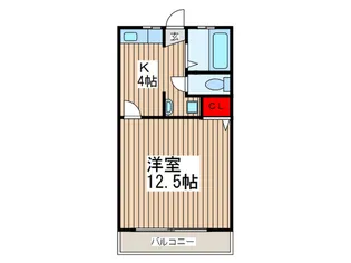 ホワイトハイツ【3階】の間取り