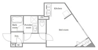 東京都世田谷区北沢1【マンション】の間取り
