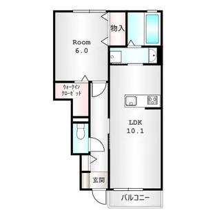 群馬県高崎市東貝沢町2【アパート】の間取り